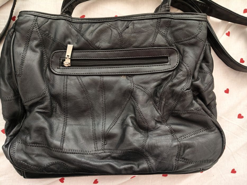 Poseta piele neagra