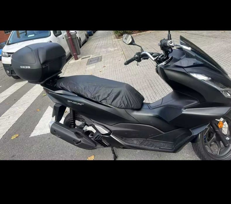 Калъф за седалка на мотор, скутер, Водоустойчив, черен, 60*92см