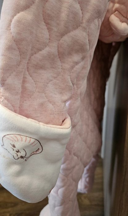 Combinezon bebe Smyk primăvară-toamnă cu glugă