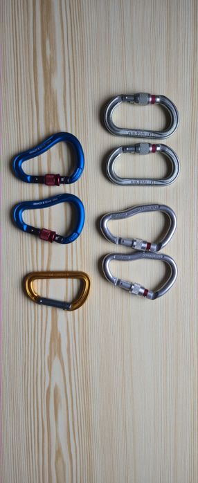 Set carabiniere escaladă / alpinism Petzl, Ocun, Simond noi nefolosite