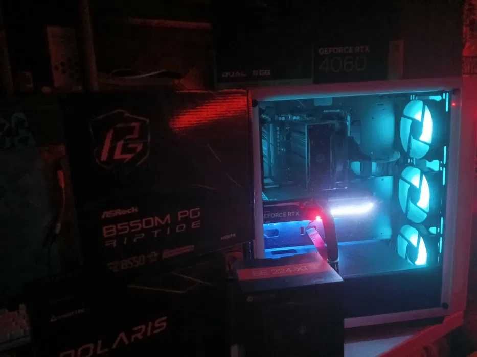 Игровой компьютер | R5 5600 + 4060 | SSD 1TB + RAM 16GB (Гарантия)