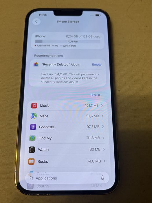 iPhone 13 Pro Max 128BG gold