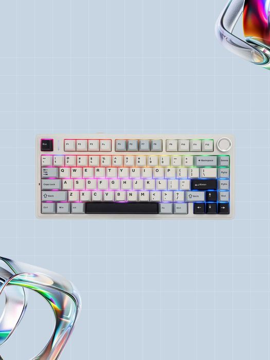 Механическая клавиатура AULA F75 с RGB и Bluetooth