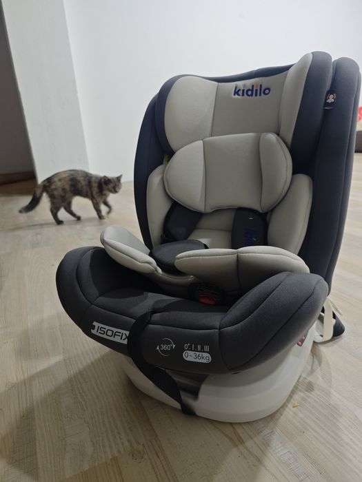 Детское автокресло  Kidilo Isofix вращением 360 градусов с 0 до 5 лет