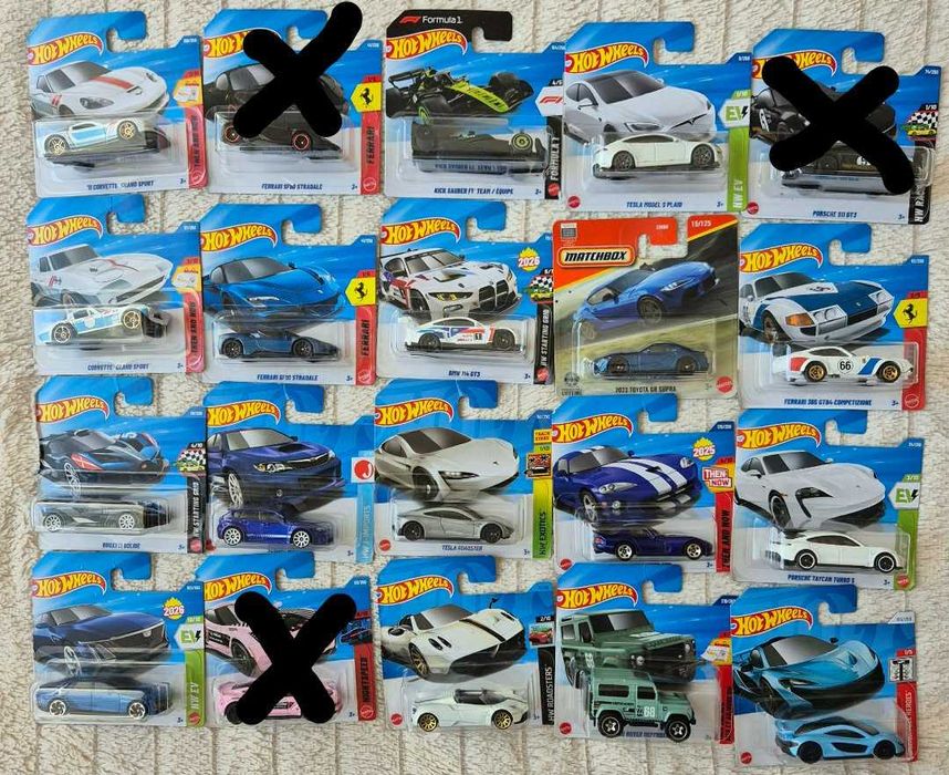 Hot wheels колички