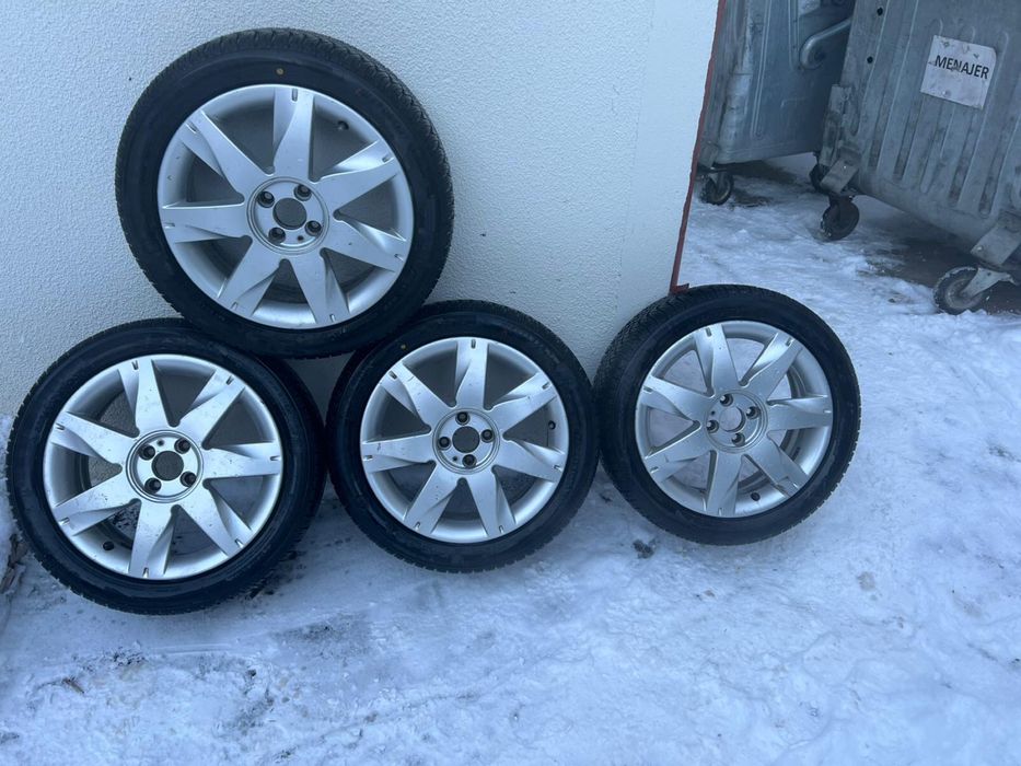 Vand jante oem Renault Megane 2, 17 inch, cauciucuri 225/45/R17