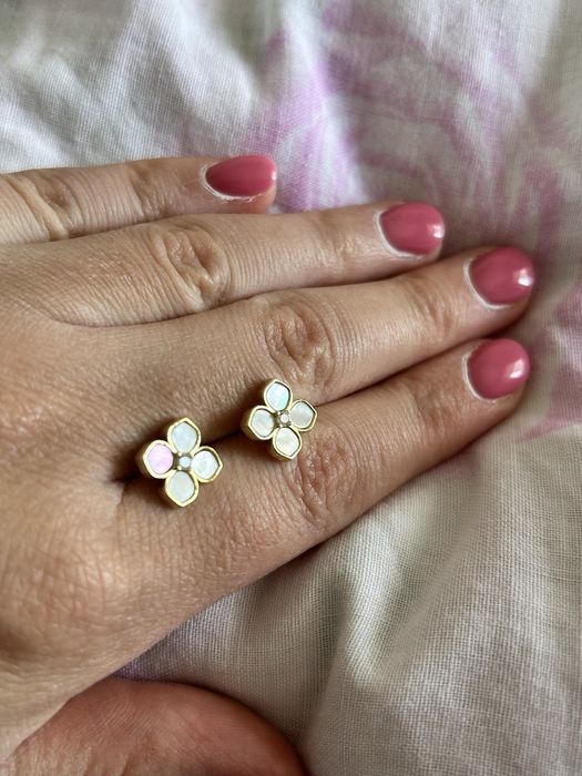 Серебряные серьги с Перламутром