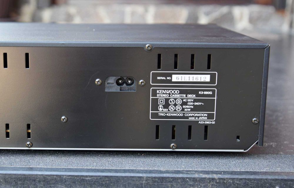 Deck Kenwood KX-880 G, casetofon