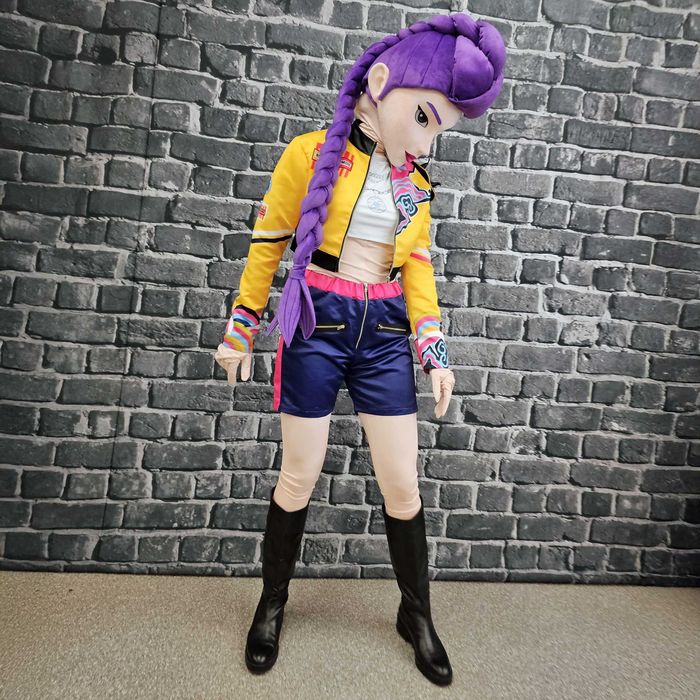 Costum mascotă anime Rumi Kpop Demon Hunters 3D cyber girl premium