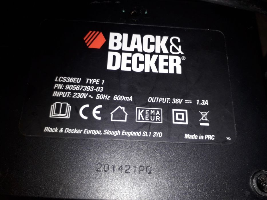 Incarcator Black&Decker si acumulator 36V import germania