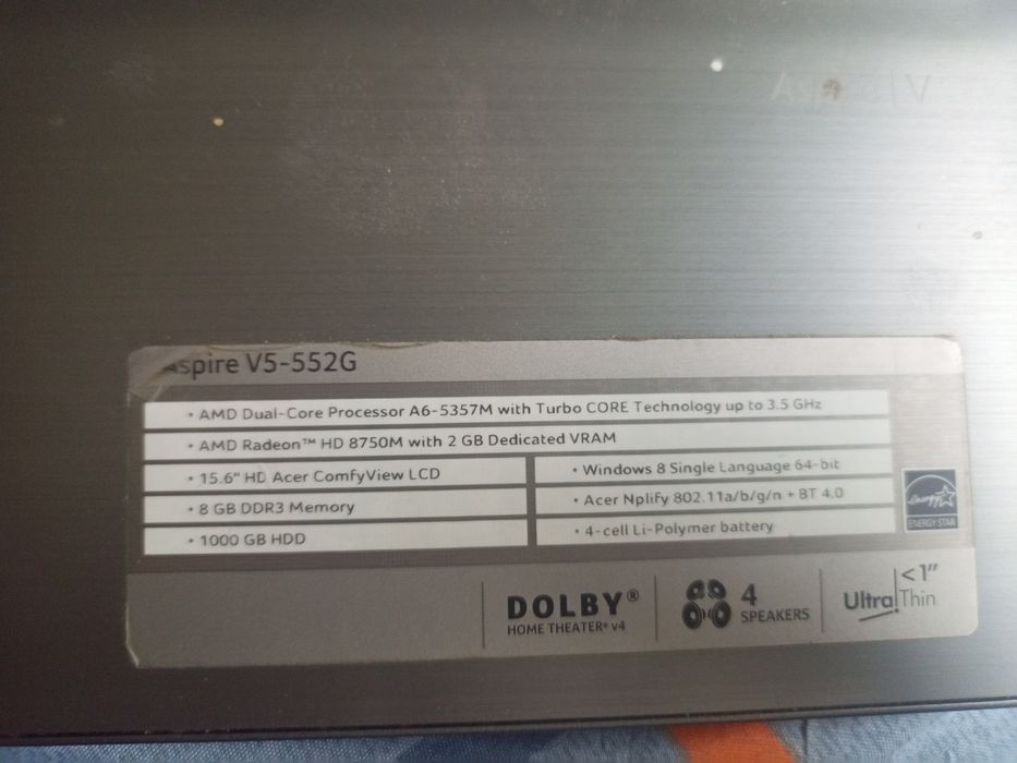 Ноутбук в хорошем состоянии