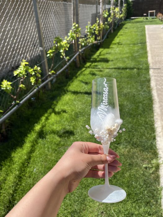 Pahare personalizate nunți/botezuri miri/naşi şi alte evenimente