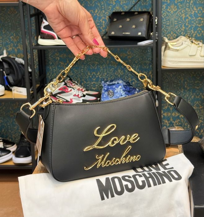 Дамска чанта LOVE MOSCHINO  CHAIN ​​​​LINE Hobo