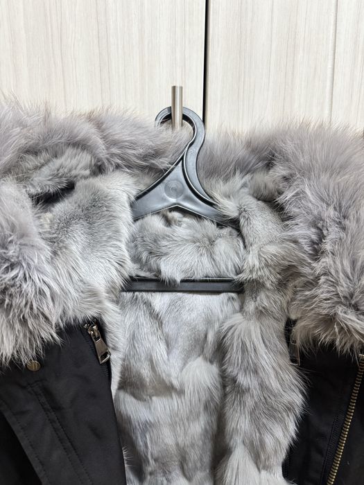 Продам парку меховую