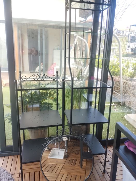 Комплект етажерки и огледало от Икеа