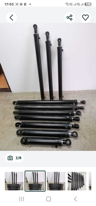 Cilindru cilindri hidraulici toată pentru cupa încărcător frontal tira