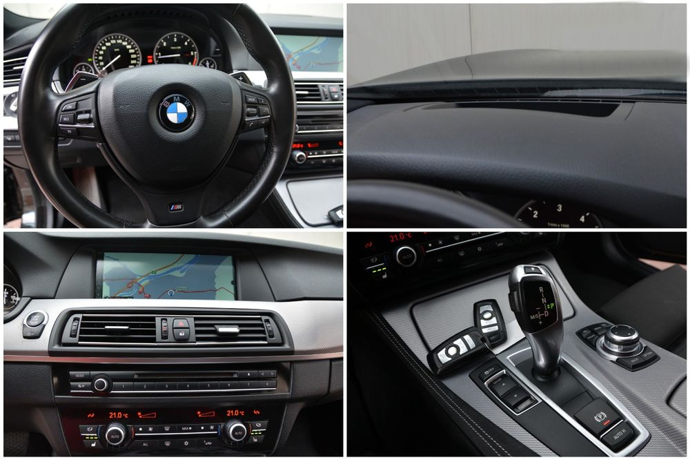 Bmw Seria 5 F10 M Paket 2.0d 184cp Euro5 Germania Garanție Moduri navigație Xenon încălzire head up display clima automata