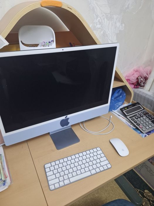 * Apple iMac blue 24inch с чипом М1 в идеальном состоянии!