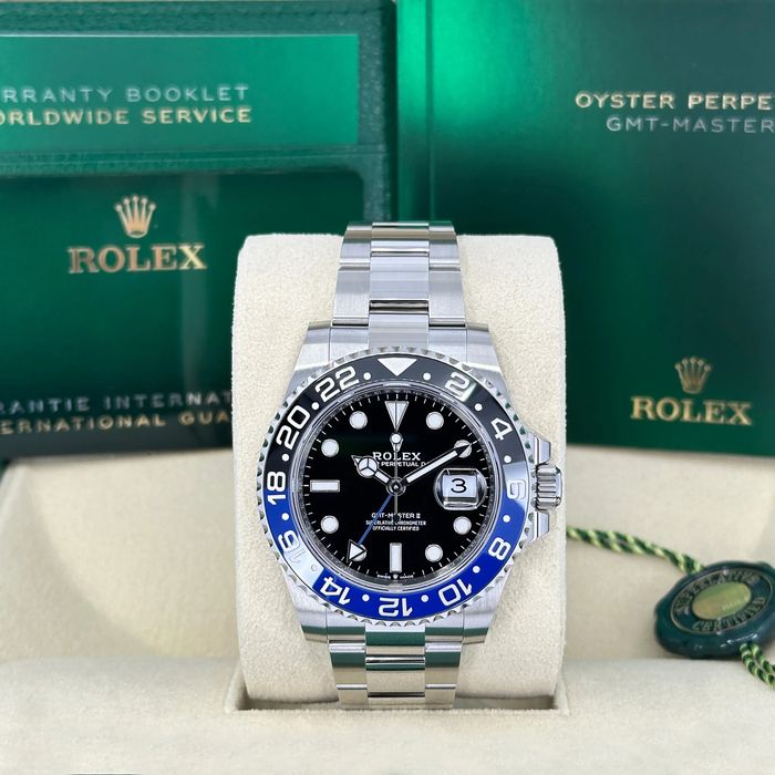ROLEX Batman GMT Master II 40mm ,Ролекс часовник