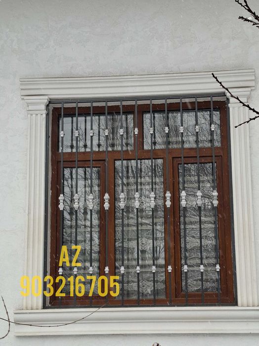 РЕШЁТКИ НА ОKНА panjara temir oynaga навес ришотка ограда rewotka loft