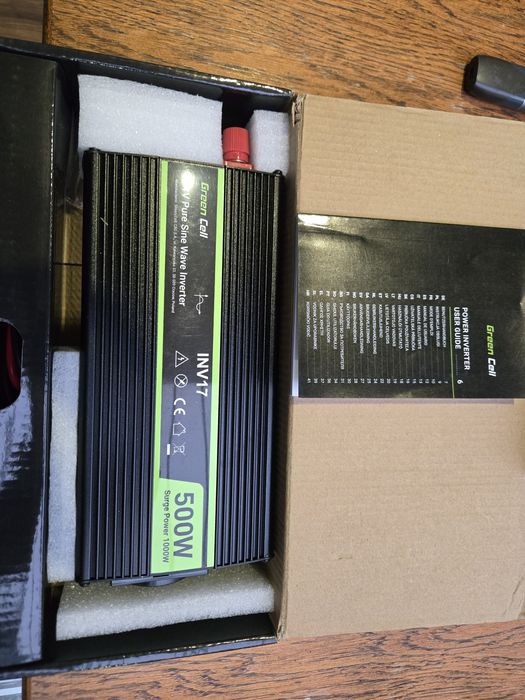 Инвертор GREEN CELL 24V-500W