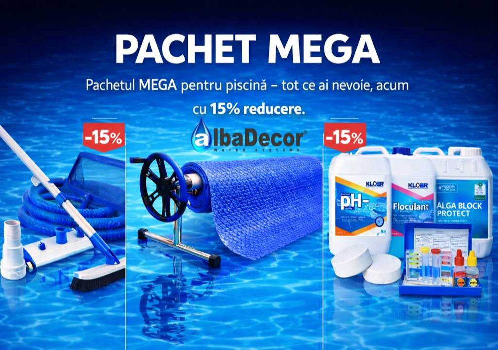 Set itretinere piscine AlbaDecor