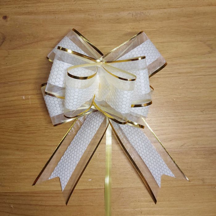 Упаковочный Бант-бабочка для подарка. Подарочный бантик самосборный.