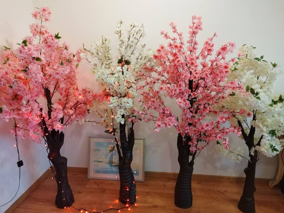 Изкуствено дърво Японска вишна 130,  150, 170, 190см, различни цветове