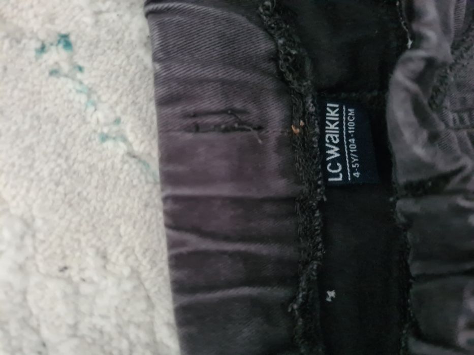 Lot 2 jeans bleumarin H&M/Waikiki, marimea 110