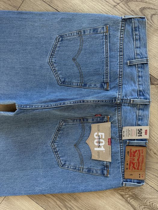 Blugi LEVIS 501 Albastru Barbati | Marime 40 x 30 (Talie 104 cm)