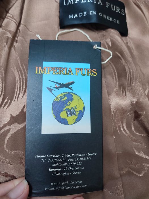 Шуба норковая рыжая