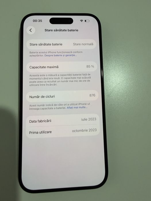 Iphone 15 Pro, 256GB, E-sim
