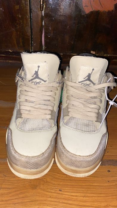 Vand jordan 4 off withe orignali