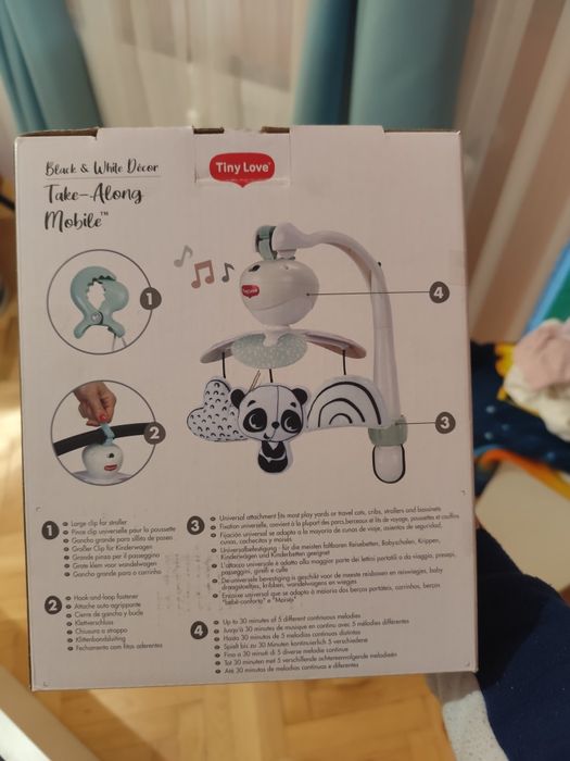 Музикална въртележка за легло