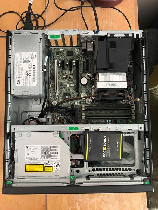 pc calculator hp elite desk 800 G1 -  intel G3440 8 gb ram ssd 120 gb