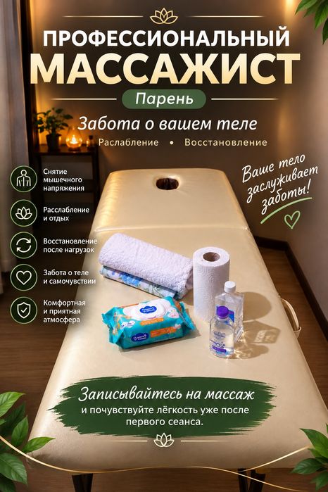 Парень • Массажист