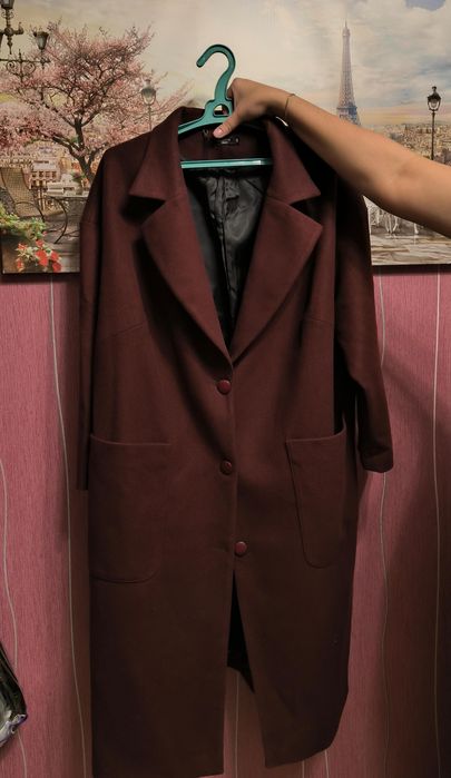 Кашемировое пальто 68 размер