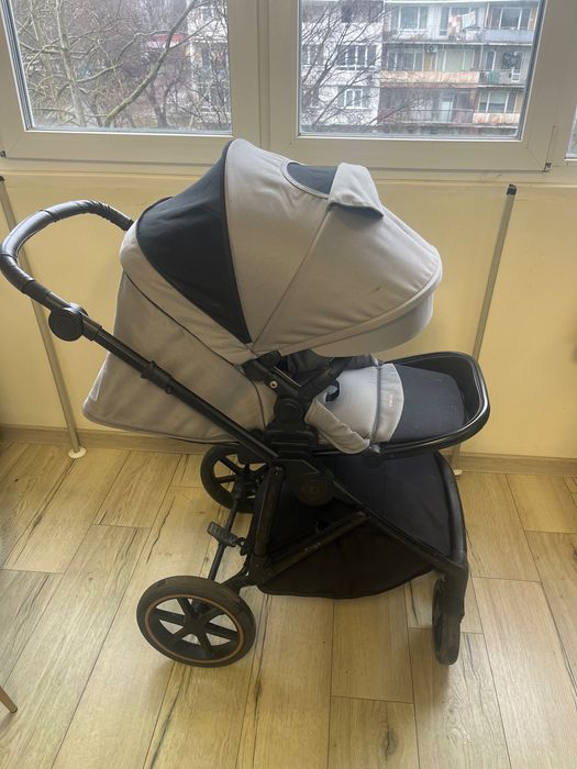 Комбинирана бебешка  количка 2 в 1 KikkaBoo - Thea, Grey + подарък