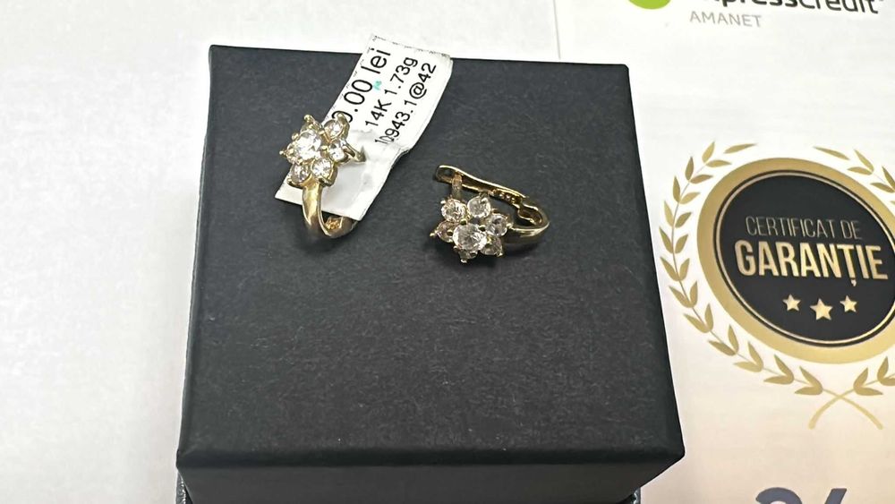 Cercei aur 14K 1.73 gr (Ag45 B.10943.42)