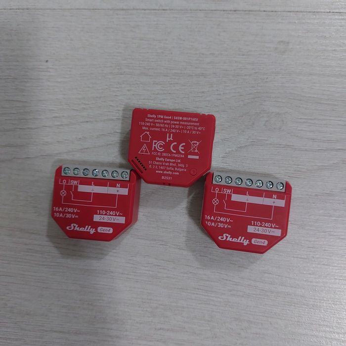 Shelly 1PM Gen4 – Смарт реле с Енергомер (Wi-Fi, Zigbee, Matter) 16A