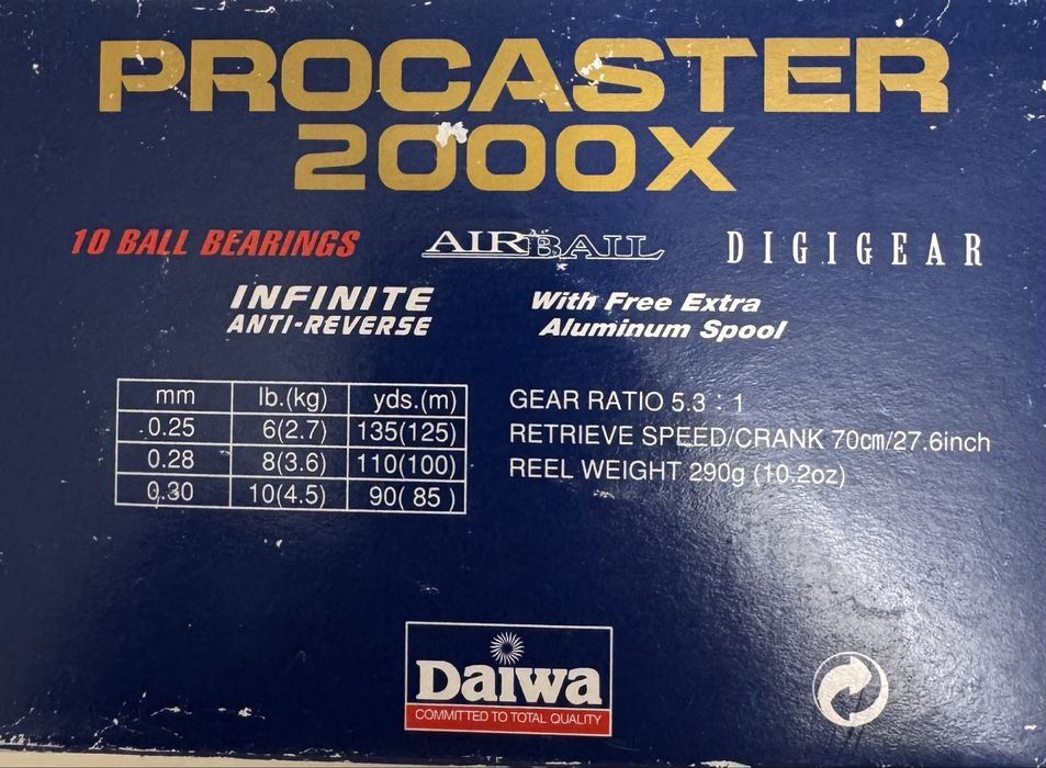 Продаётся катушка Daiwa Procaster 2000х производство Въетнам