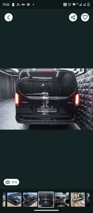 Spate : Haion / Stop / bara / Aripa / Luneta V class W447 Vito 2014-2023 portbagaj capota tripla lampa stopuri