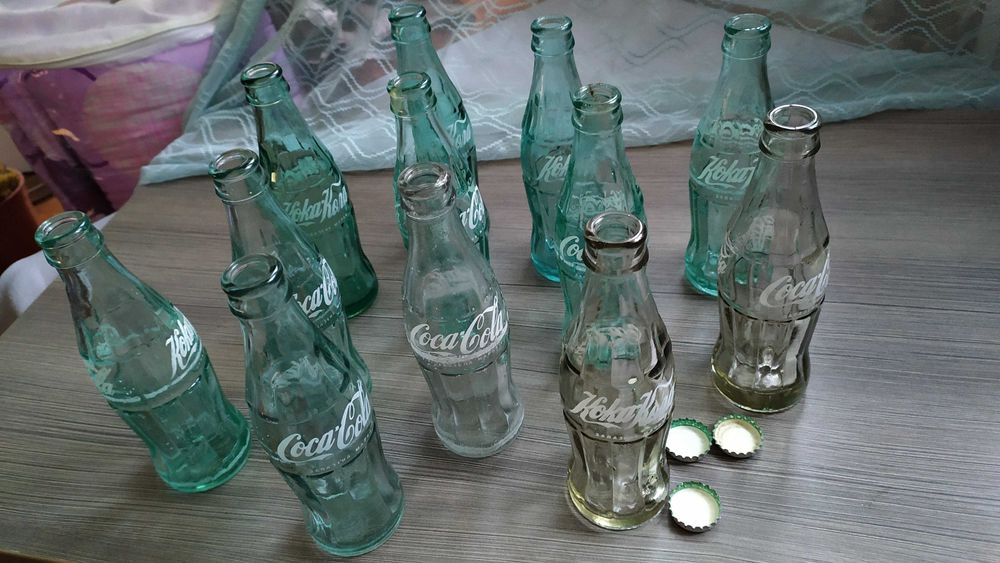 Колекционерски стъклени бутилки Кока Кола