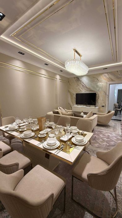 An apartment for rent located in a convenient area of Tashkent.