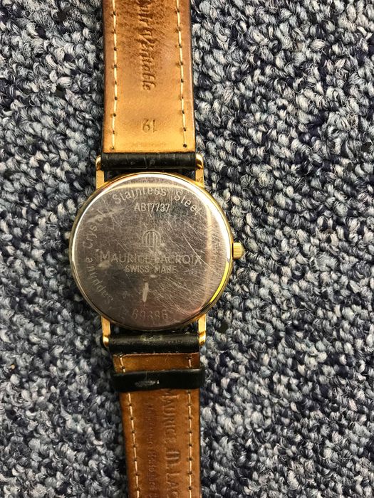 Maurice Lacroix Les Classiques Gold Toned Quartz 69686 AB17737 DATE