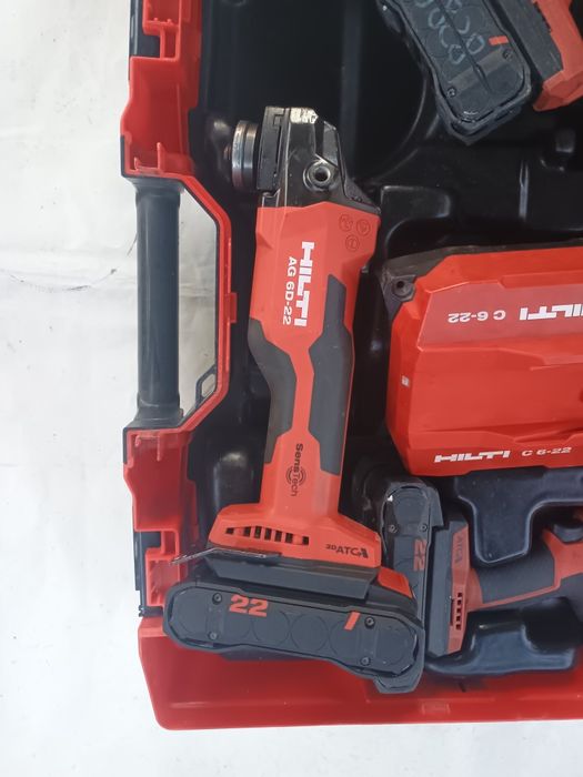 Set hilti nuron. Rotopercutor te 2. Flex Ag 6d. Filetanta sf4. Cutie, incarcator.