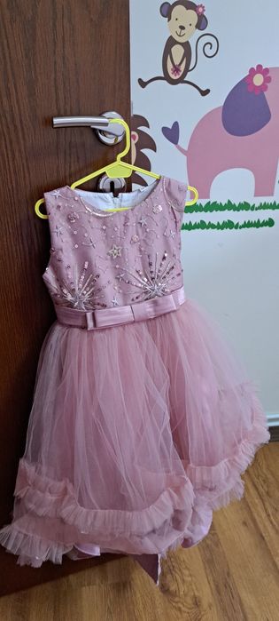 Детска официална рокля 116 см