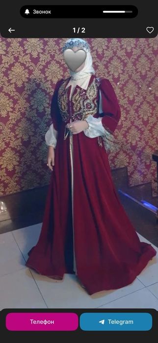 Ansambl sotiladi Zarinamoxga tikilgan qo''l ishi diademasi podarka