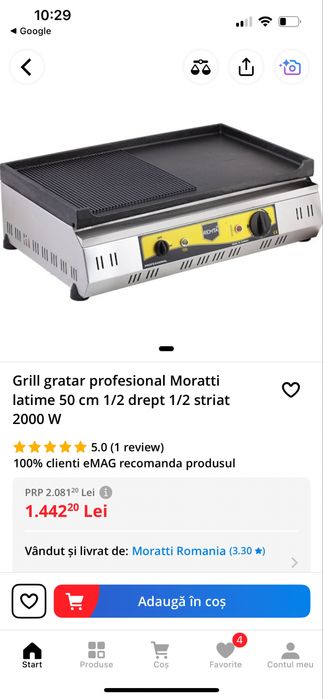 Grill gratar profesional