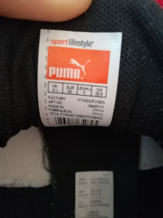 Adidași Puma nr 40 dama